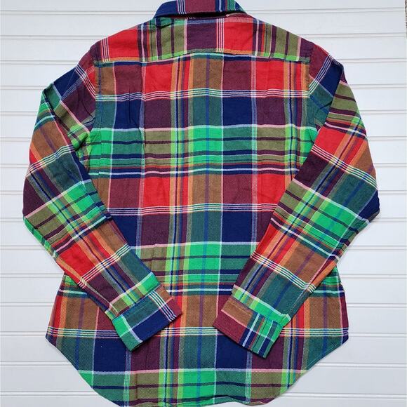 NWT Polo Ralph Lauren Plaid Flannel Button Down Shirt - Picture 3 of 6
